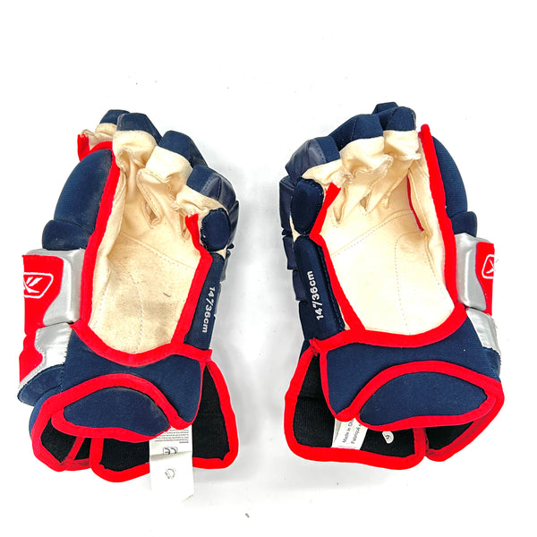 Reebok - Used Pro Stock Glove (Navy/Red/Silver)