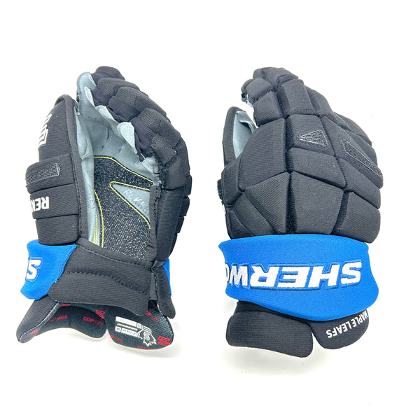 Sherwood Rekker Legend Pro - NHL Pro Stock Glove - Toronto Maple Leafs (Black/Blue)