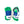 Load image into Gallery viewer, Sherwood Rekker Legend Pro - NHL Pro Stock Glove - Hartford Whalers (Blue/Green/White)
