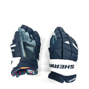 Sherwood Rekker Legend Pro - NHL Pro Stock Glove - Pittsburgh Penguins (Black/White) *Palm Overlay*