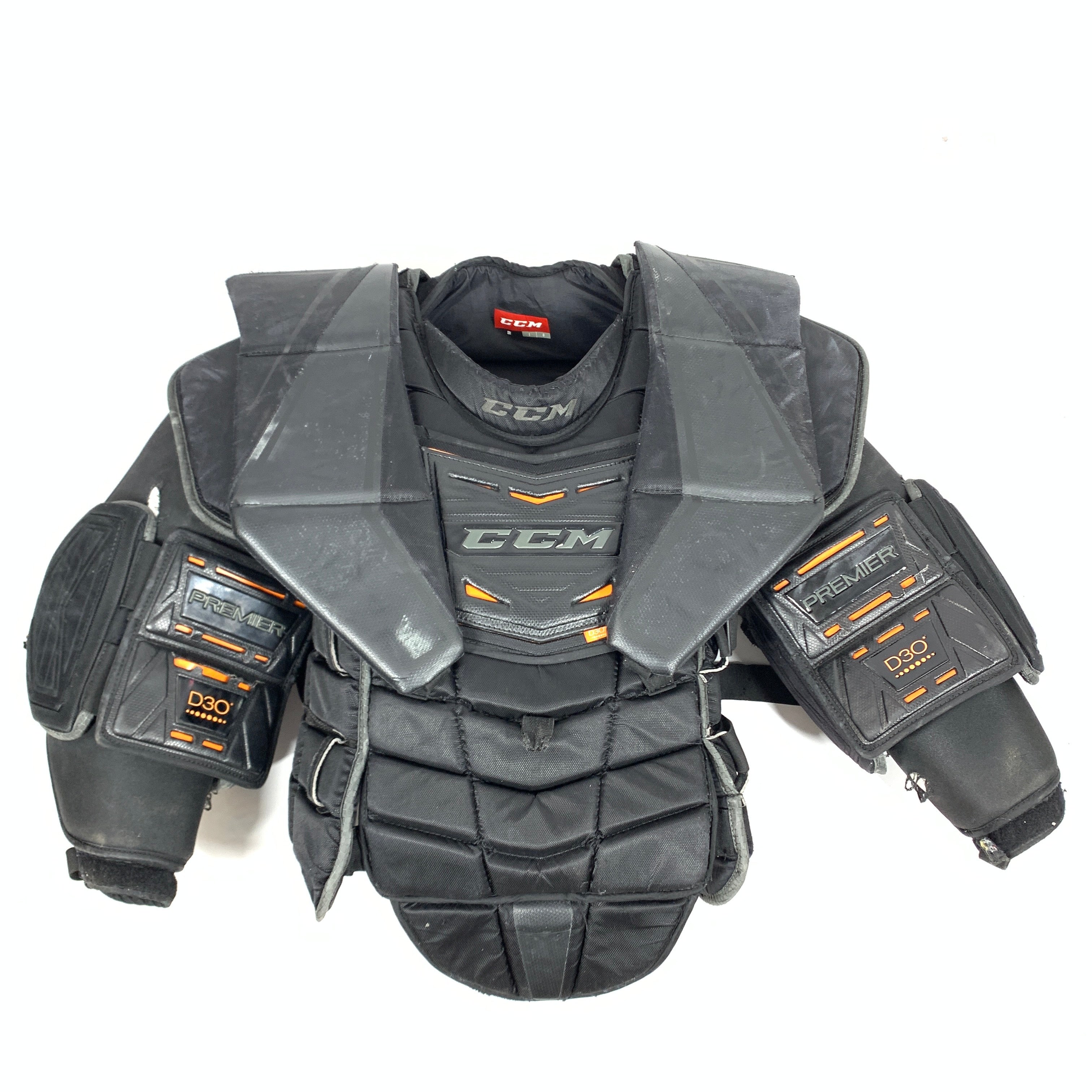 CCM Premier - Plastron de gardien de but Pro Stock d'occasion (noir)