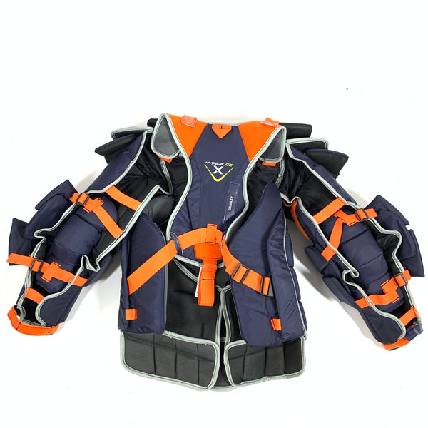 Bauer Vapor Hyperlite - Pro Stock Goalie Chest Protector (Blue/Orange)
