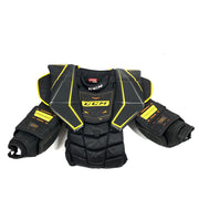 CCM Premier - Plastron de gardien de but Pro Stock d'occasion (noir/jaune)