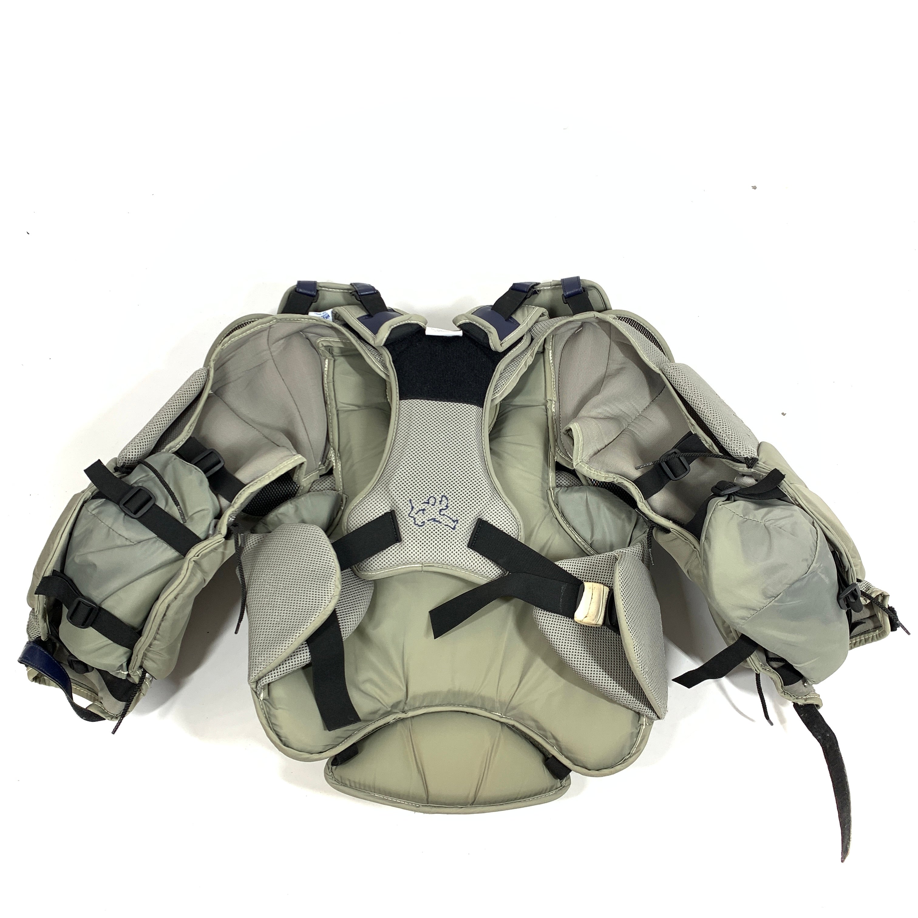Vaughn VE8  - Used Pro Stock Goalie Chest Protector (Blue/Grey)