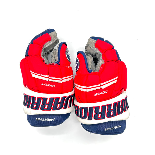 Used Gloves - Pro Stock Warrior Covert - Washington Capitals - Anthony Mantha (Navy/Red/White)