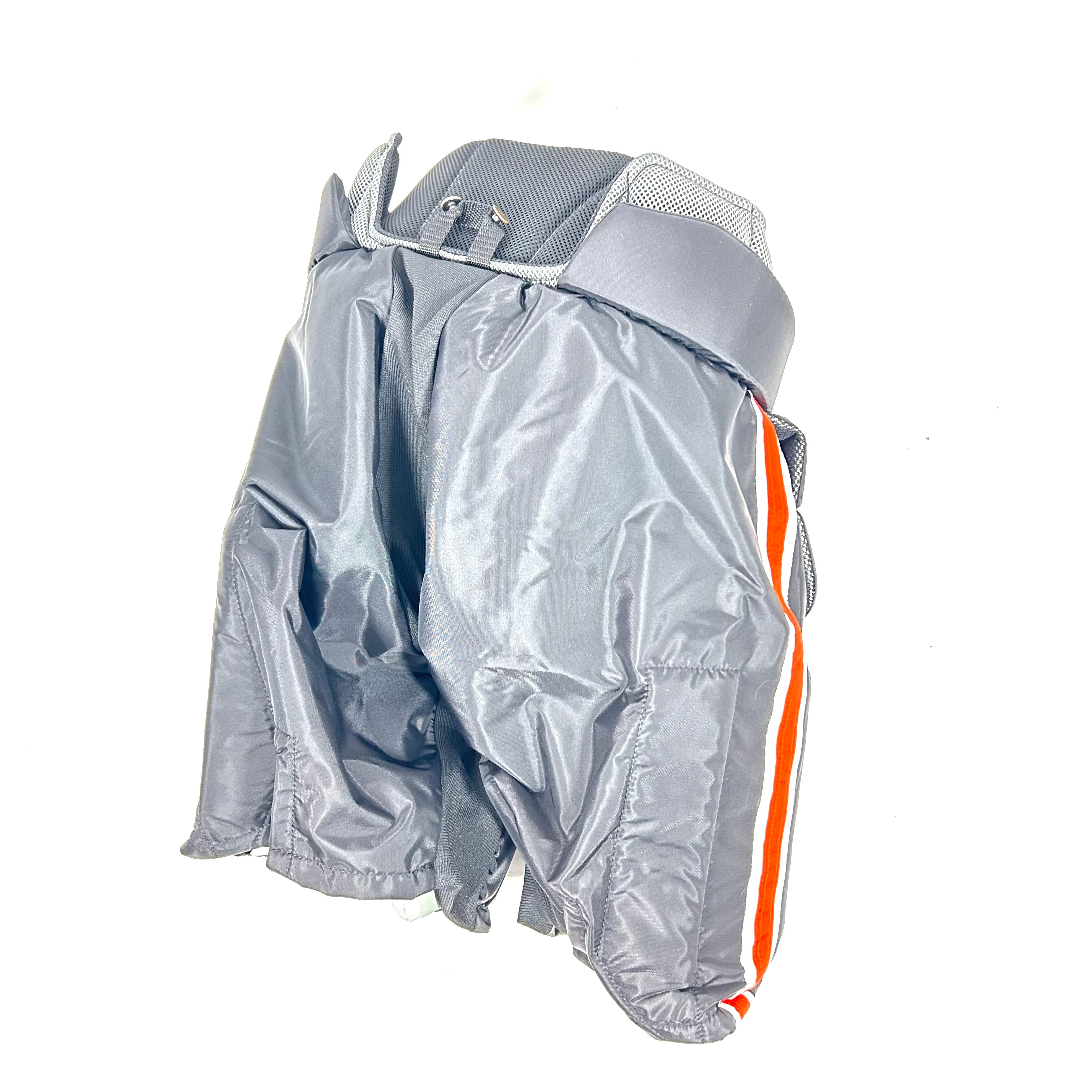 Vaughn Pro Stock Hockey Goalie Pant - NCAA - Black/Orange