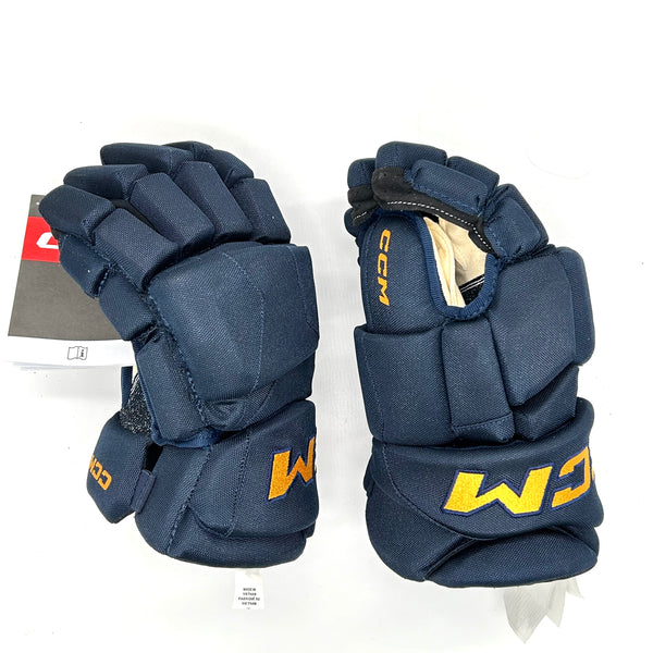 CCM HGJSCHLPP - OHL Pro Stock Glove (Navy/Yellow Text)