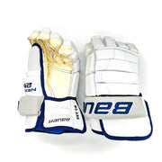 Bauer Nexus 2N Pro - NCAA Pro Stock Glove (White/Navy)
