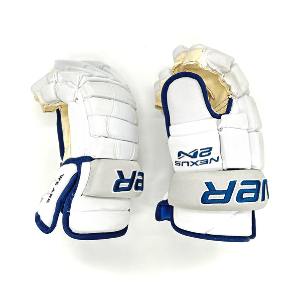 Bauer Nexus 2N Pro - NCAA Pro Stock Glove (White/Navy)