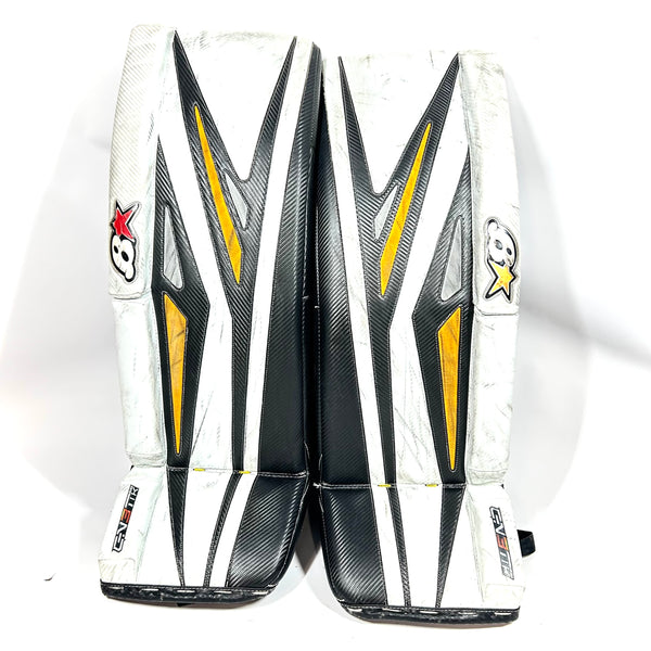 Brians Gnetik 3 - Used Pro Stock Senior Goalie Full Set (Black/Yellow)