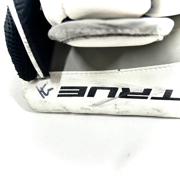 True L12.2 - Used Pro Stock Goalie Blocker (White/Grey)