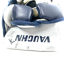 Vaughn Velocity V9 - Bloqueur de gardien d'occasion (blanc/bleu marine/rouge)