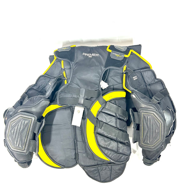 CCM Premier - Used Pro Stock Goalie Chest Protector (Black/Yellow)