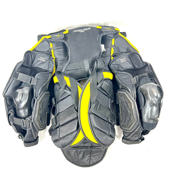 CCM Premier - Used Pro Stock Goalie Chest Protector (Black/Yellow)