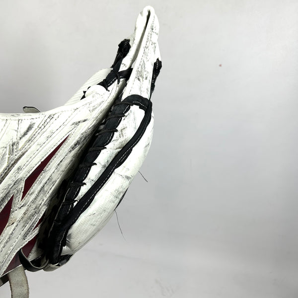CCM Extreme Flex 4 - Used Pro Stock Goalie Glove (Maroon)