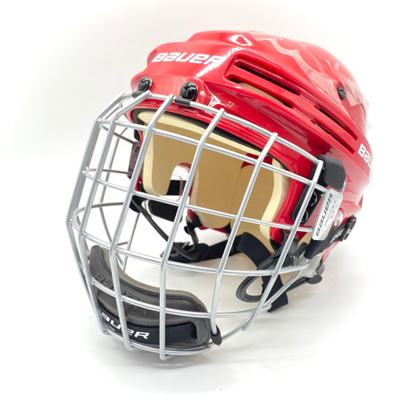 Bauer 4500 - Hockey Helmet Combo (Red)