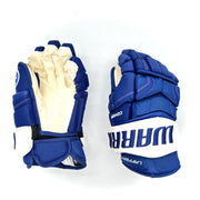 Warrior Covert QRE - Gant NHL Pro Stock - Sam Lafferty (Bleu/Blanc)