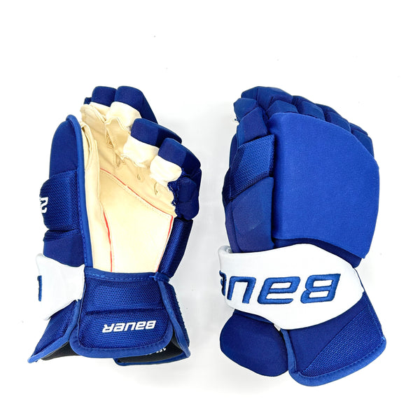 Bauer Supreme 2S Pro - NHL Pro Stock Glove - Jake Muzzin (Blue/White)