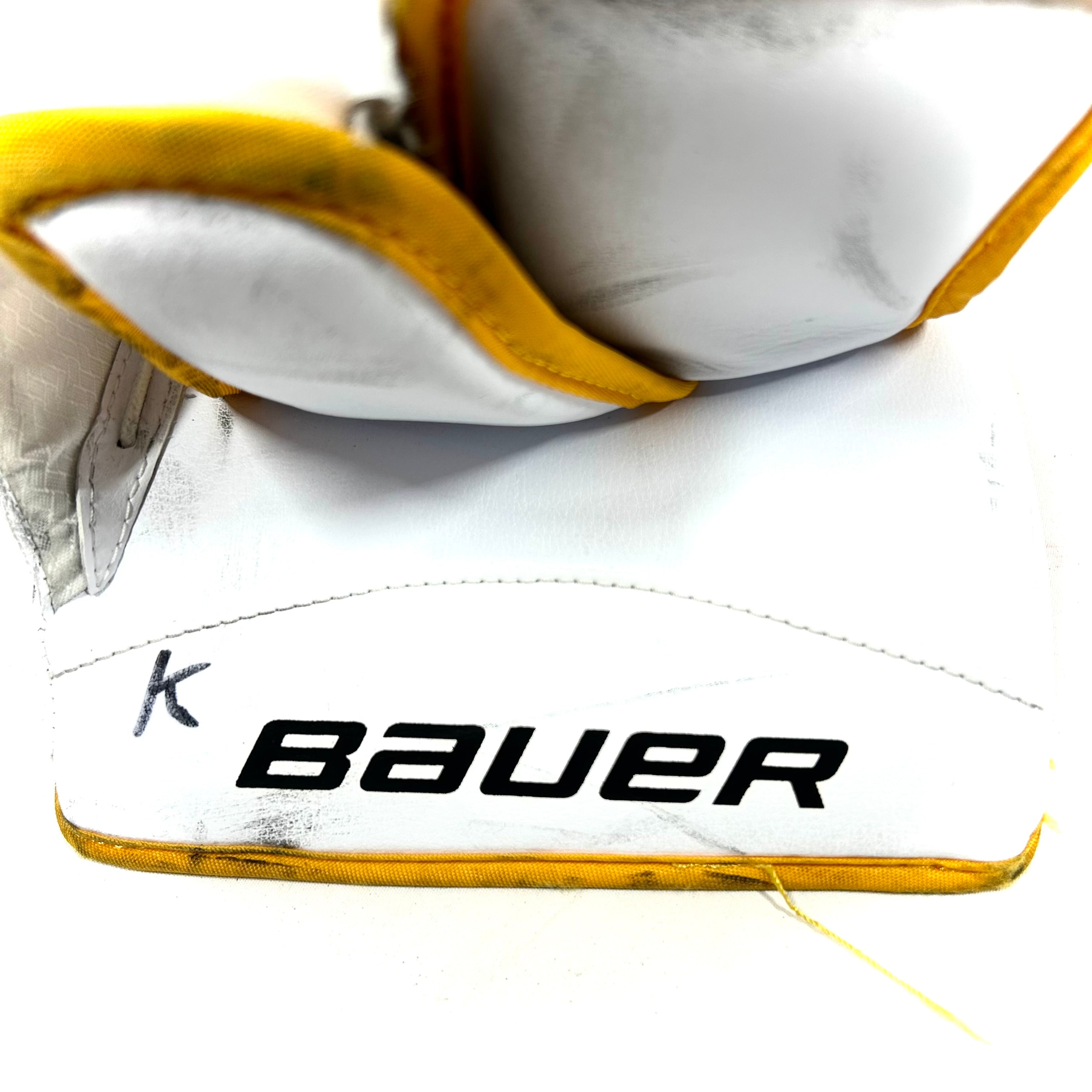 Bauer Vapor 2X Pro - Used Pro Stock Goalie Blocker (White)