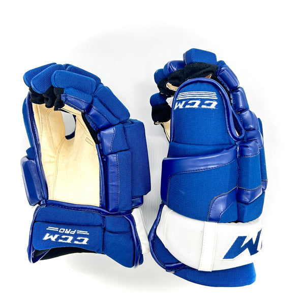 CCM HG50PP - Pro Stock Hockey Glove (Blue/White)