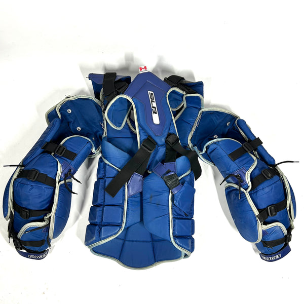 Vaughn SLR3 Pro Carbon - Used Pro Stock Goalie Chest Protector (Blue)