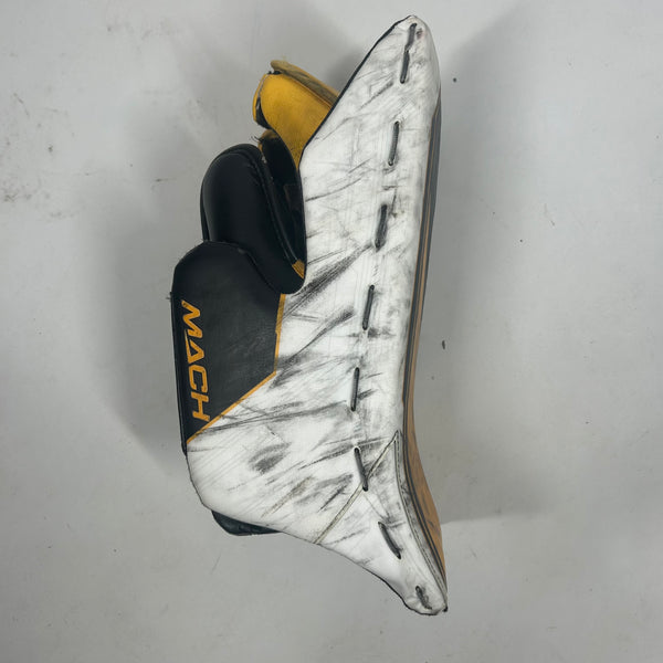 Bauer Supreme Mach - Used Goalie Blocker (Black/White/Yellow)