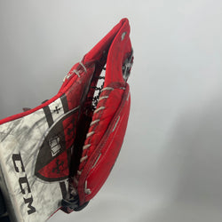 CCM Extreme Flex 5 - Gant de gardien d'occasion (rouge/blanc)