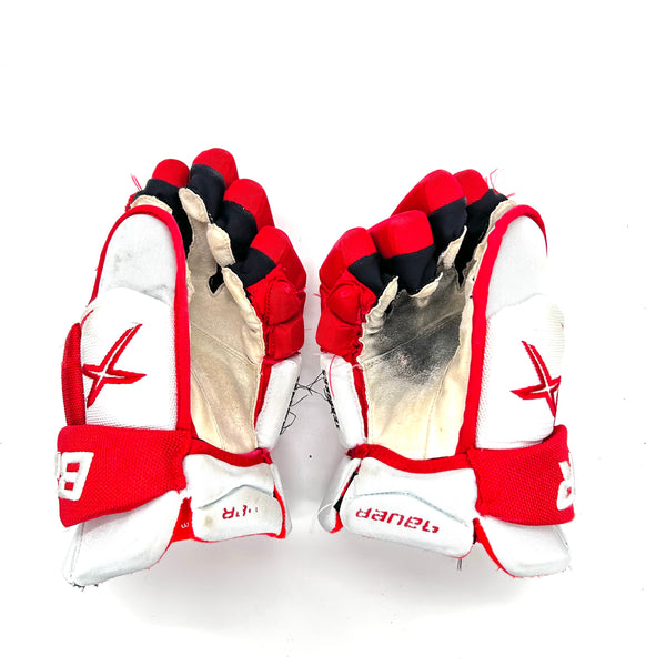 Bauer Vapor 2X Pro - Used Pro Stock Glove (White/Red)