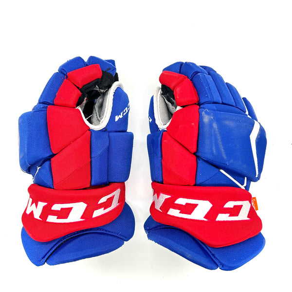 CCM HGJSPP - Used Pro Stock Glove (Blue/Red)
