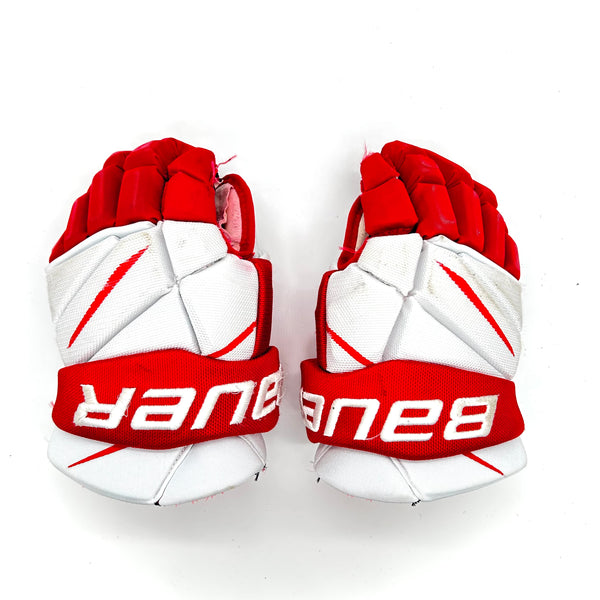Bauer Vapor 2X Pro - Used Pro Stock Glove (White/Red)
