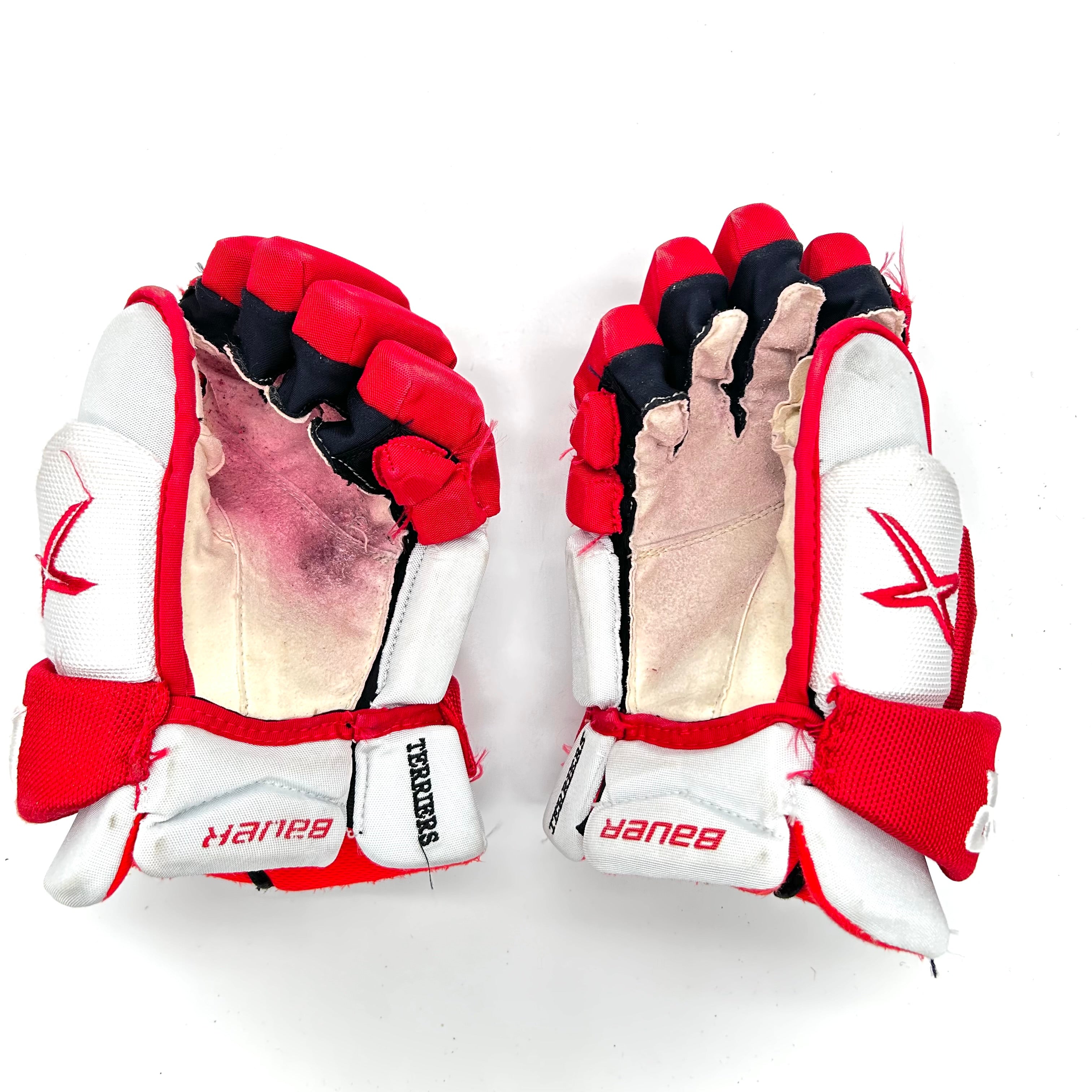 Bauer Vapor 2X Pro - Used Pro Stock Glove (White/Red)