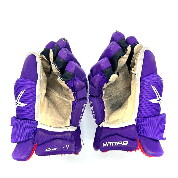 Bauer Vapor 2X Pro - Used Pro Stock Glove (Purple/White)