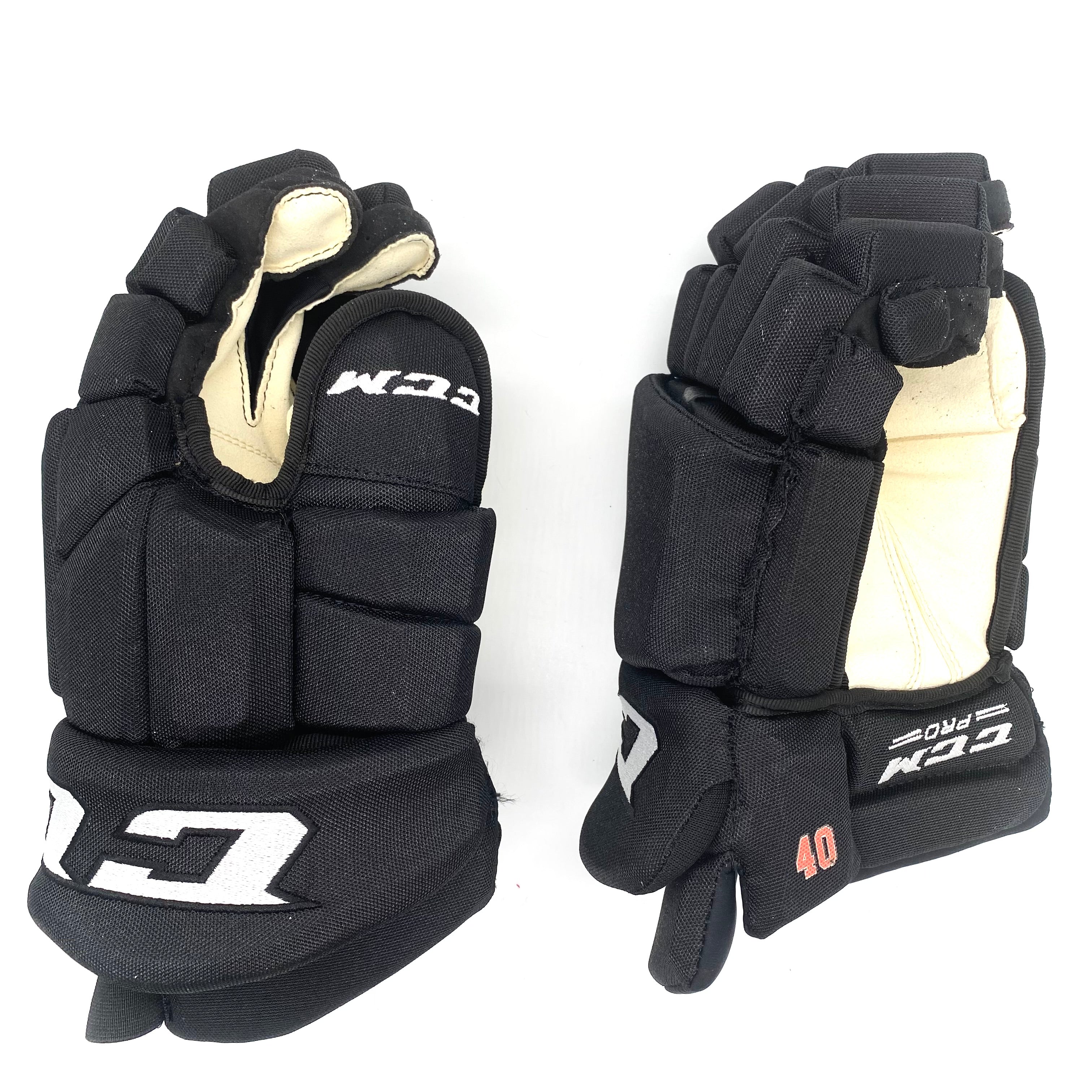 CCM HGTKPP - Gants Pro Stock d'occasion haut de gamme (noirs)