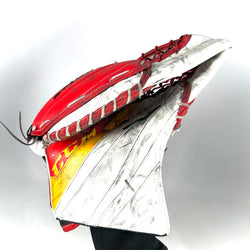 CCM Extreme Flex 5 - Gant de gardien droit Pro d'occasion (rouge/jaune/noir)