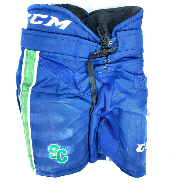 CCM HP31 - Used CHL Pro Stock Hockey Pants (Blue/Green)