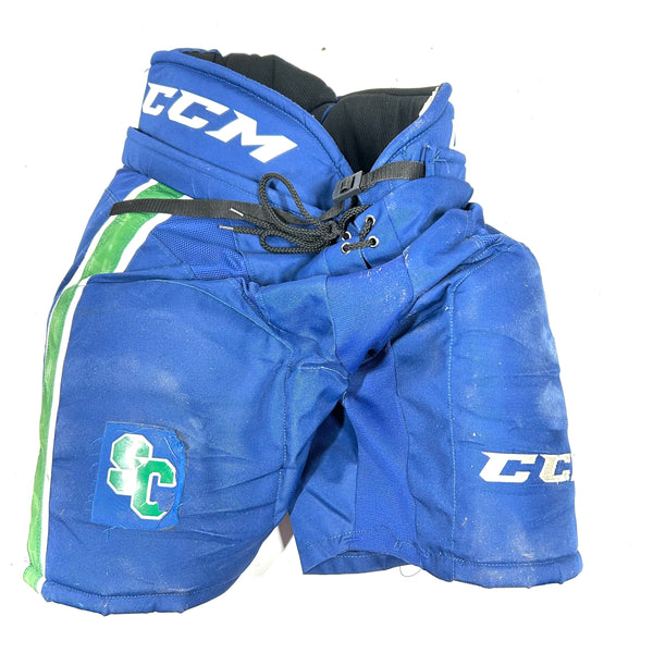 CCM HP30 - Used CHL Pro Stock Hockey Pants (Blue/Green)