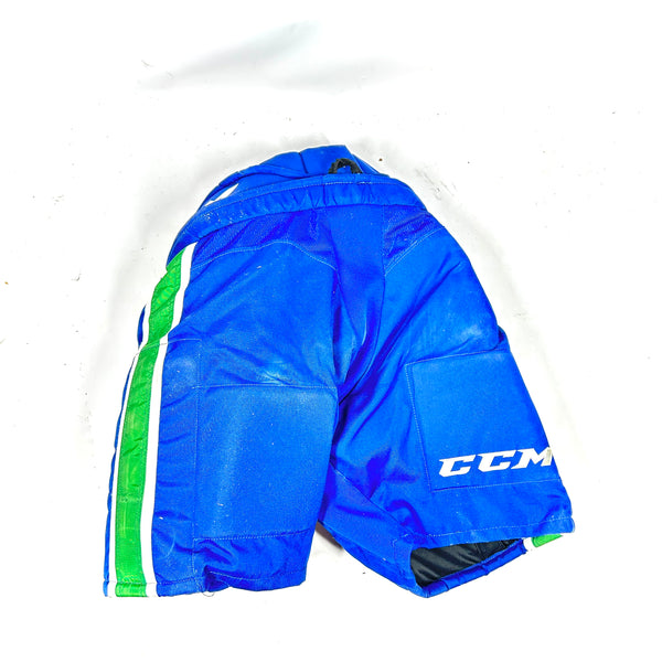 CCM HP30 - Used CHL Pro Stock Hockey Pants (Blue/Green)