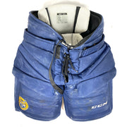 CCM HPG12A - Pantalon de gardien NCAA Pro Stock d'occasion (bleu marine)