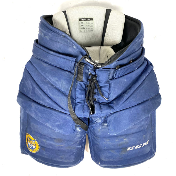 CCM HPG12A - Used NCAA Pro Stock Goalie Pants (Navy)