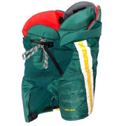 Bauer Vapor - Pantalon de hockey NCAA Pro Stock d'occasion (vert/jaune/blanc)