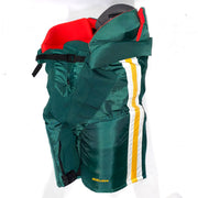 Bauer Vapor - Pantalon de hockey NCAA Pro Stock d'occasion (vert/jaune/blanc)