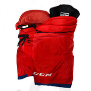 CCM HP45 - Used NHL Pro Stock Hockey Pants - Columbus Blue Jackets (Red/Blue)