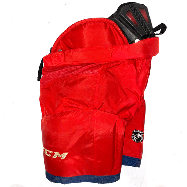 CCM HP45X - Used NHL Pro Stock Hockey Pants - Columbus Blue Jackets (Red)