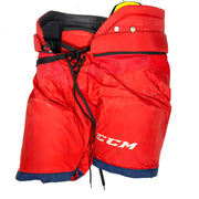 CCM HPTK - Pantalon de hockey d'occasion NHL Pro Stock - Blue Jackets de Columbus (rouge)