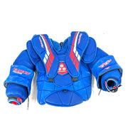 Vaughn VE8  - Used Pro Stock Goalie Chest Protector (Blue/Red)