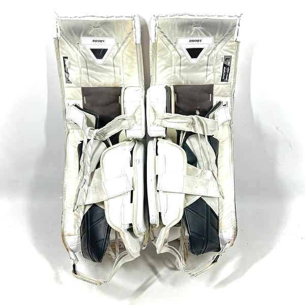 Bauer Supreme Mach - Used OHL Pro Stock Goalie Pads (White/Black/Yellow)