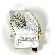 Vaughn Pro Custom - Gant de gardien de but NHL Pro Stock d'occasion - Joonas Korpisalo (blanc)