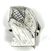 CCM Extreme Flex 5.9 – Gant de gardien de but OHL Pro Stock d'occasion (blanc)