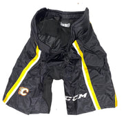 CCM PP90 - Pantalon de survêtement Pro Stock de la LNH neuf - Flames de Calgary (noir/jaune/blanc)