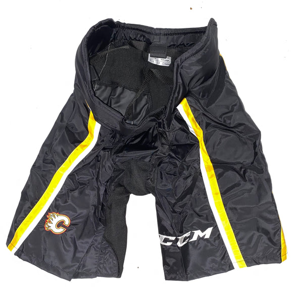 CCM PP90 New NHL Pro Stock Pant Shell Calgary Flames (Black/Yellow